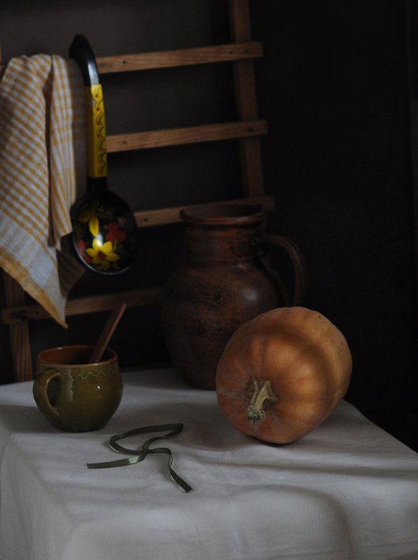 Натюрморт с тыквой...... фото превью