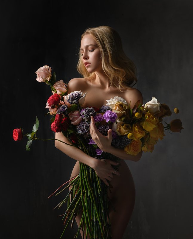 #взгляд  #портрет #flora #flowers #body #portrait #beaty #nature #girl #model Флора фото превью