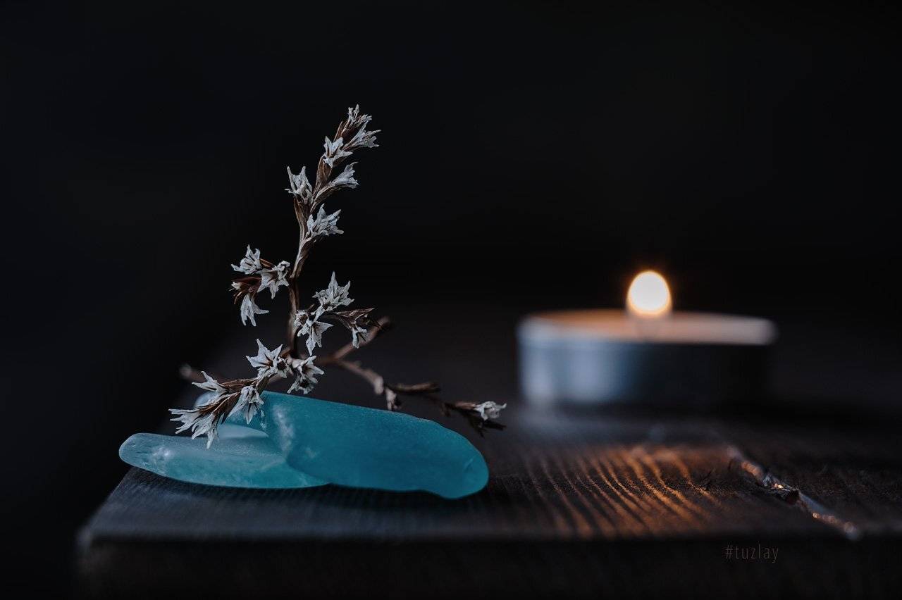 углостебельник, цветы звёздочки, гелиос 44, софт фокус, свеча, огонь, Владимир Тузлай