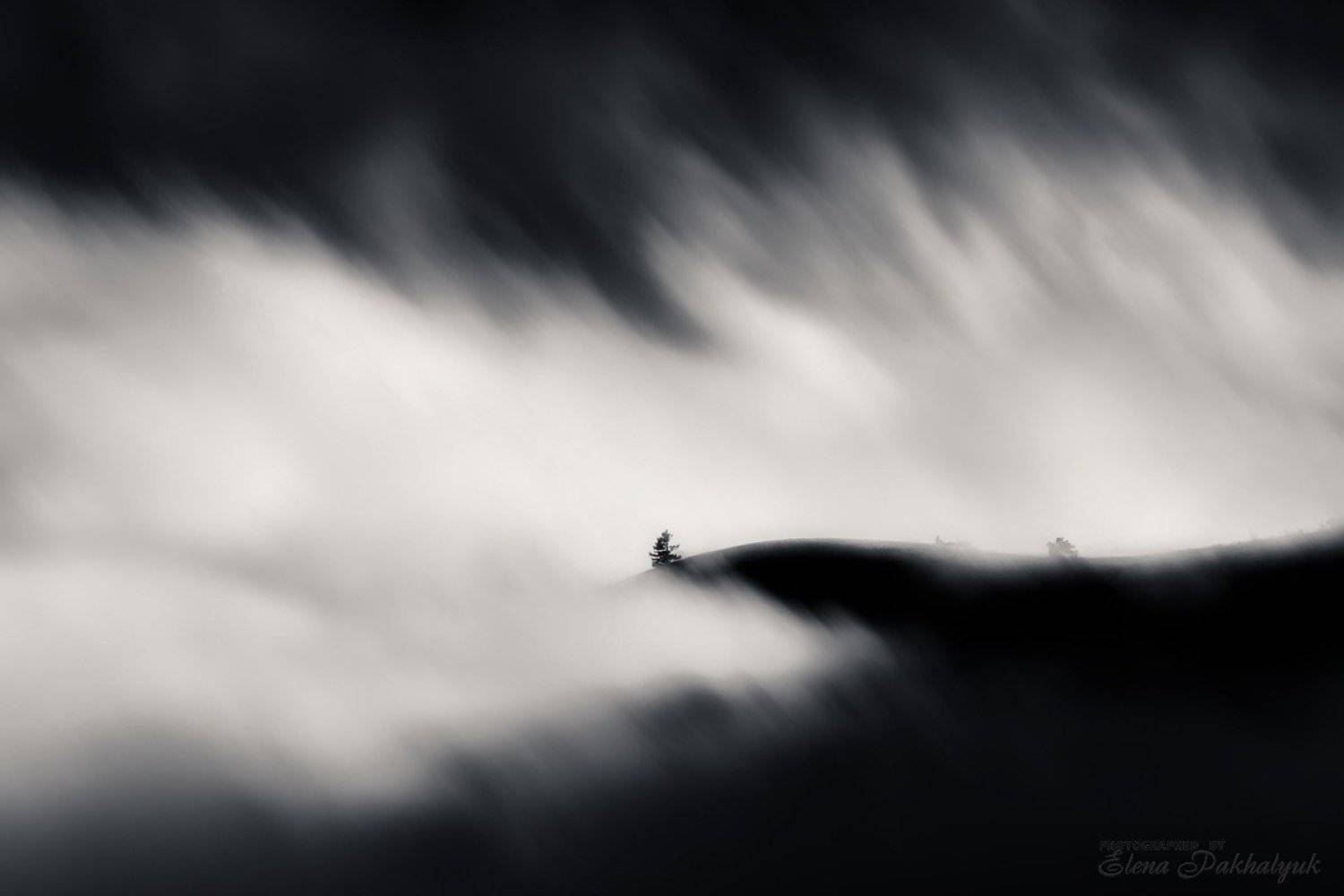 крым,облака,горы,черно-белое,пейзаж,природа,россия,фототур,айпетри, Elena Pakhalyuk