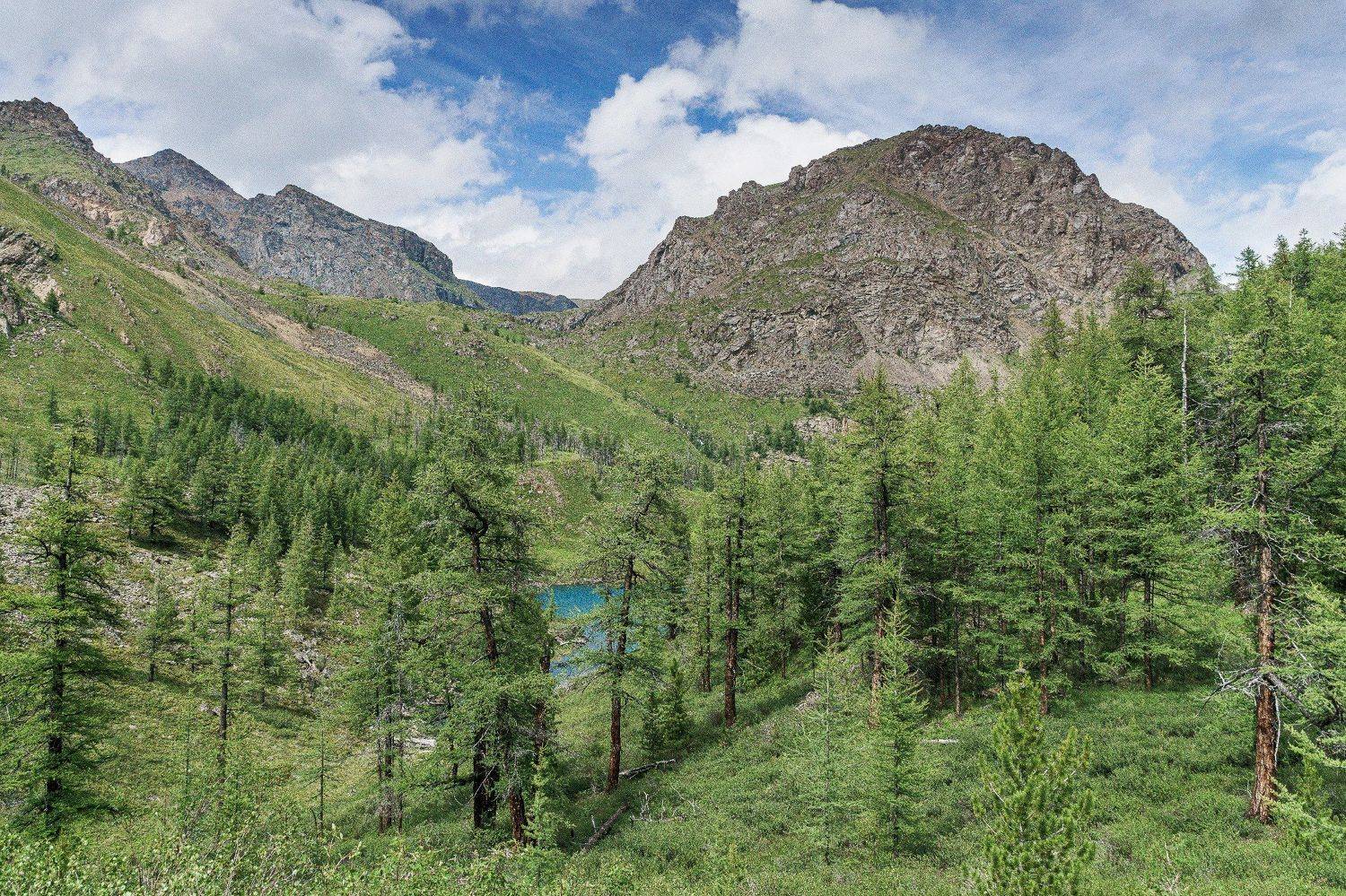 горы, лето, озеро, Горный Алтай, Александр Потапов