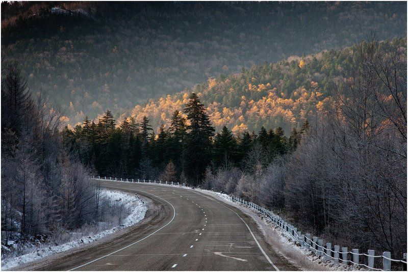 Road to the winter фото превью