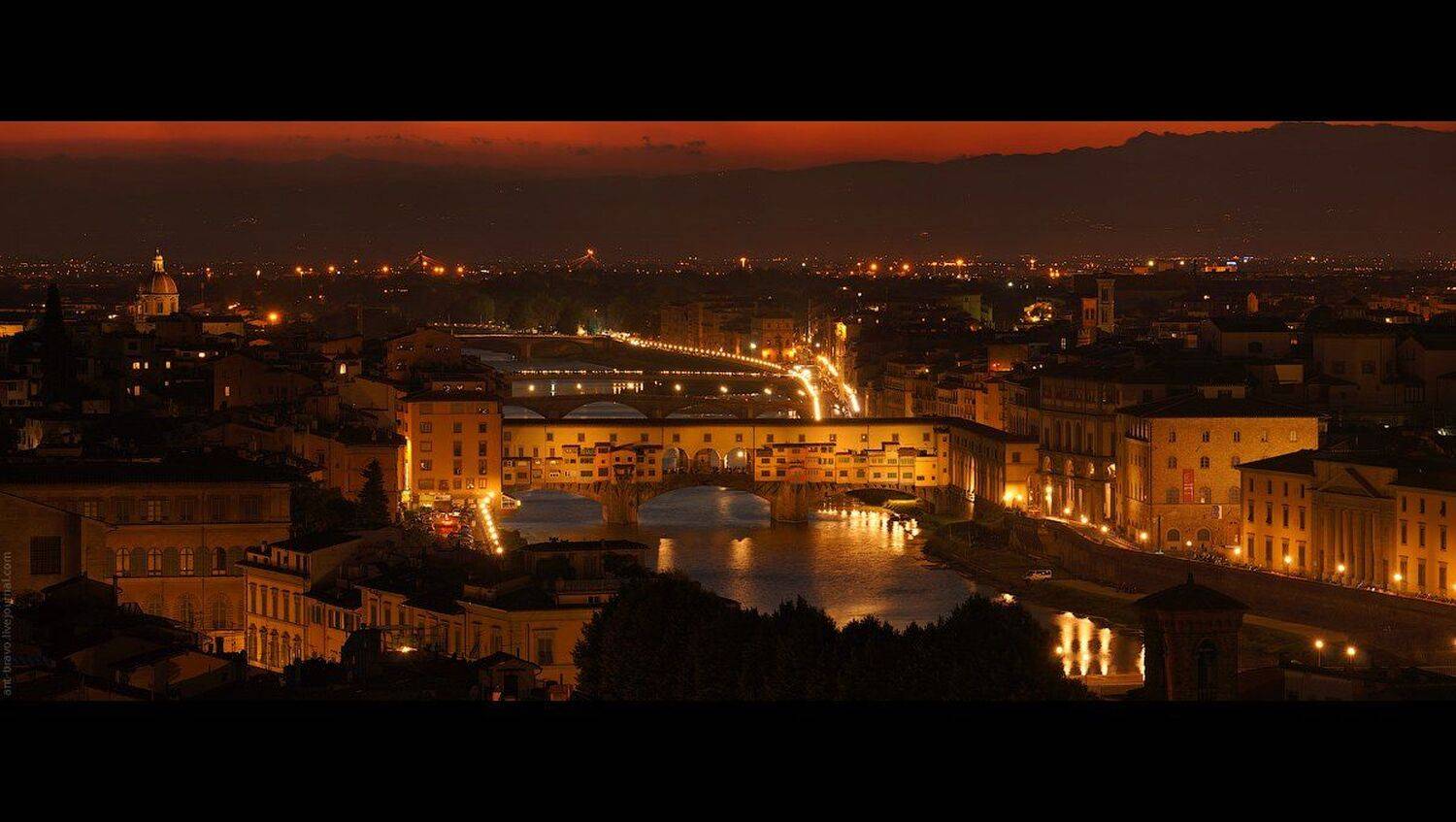 Закат, италия, флоренция, Anton Fedorchenko