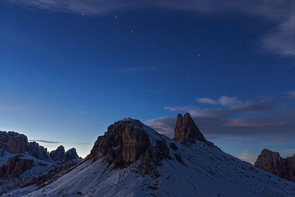 доломиты, доломитовые альпы, италия, tre cime di lavaredo, Сергей Ершов