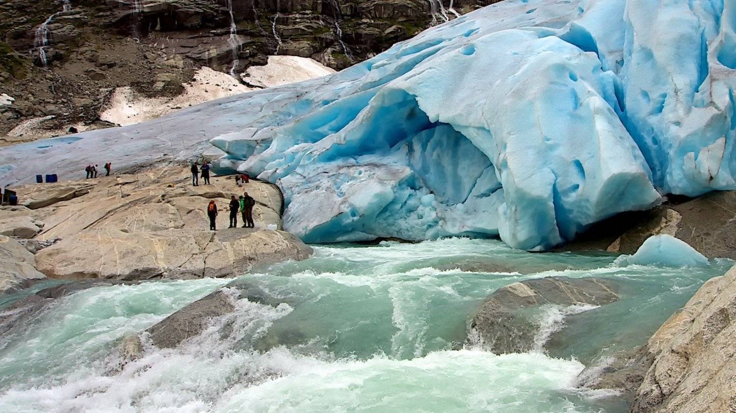 норвегия,июль,ледник,горы,река., СПИРИДОНОВ НИКОЛАЙ