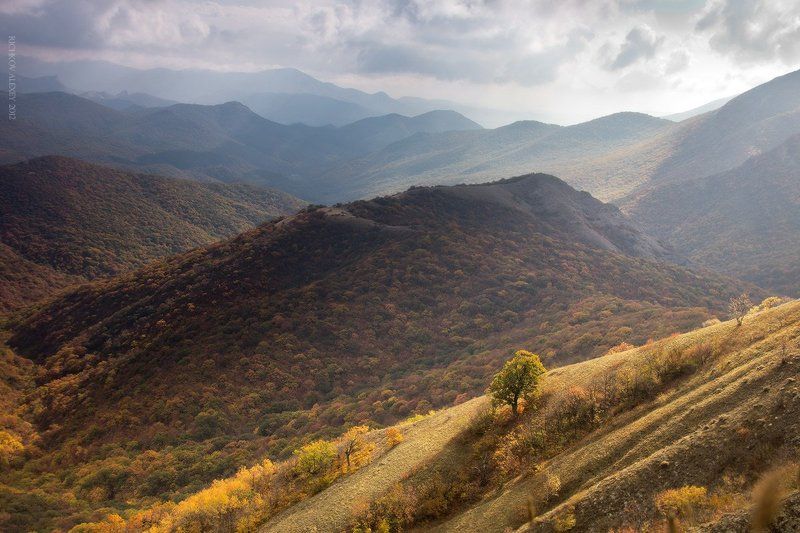 крым, орта-сырт, горы, хребет, долина, осень, краски, Крым Осенний фото превью