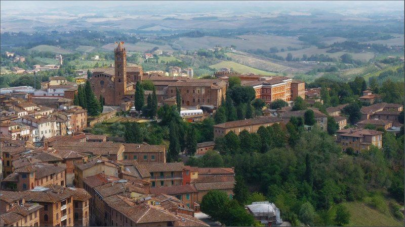 город,италия,тоскана Итальянский городок фото превью