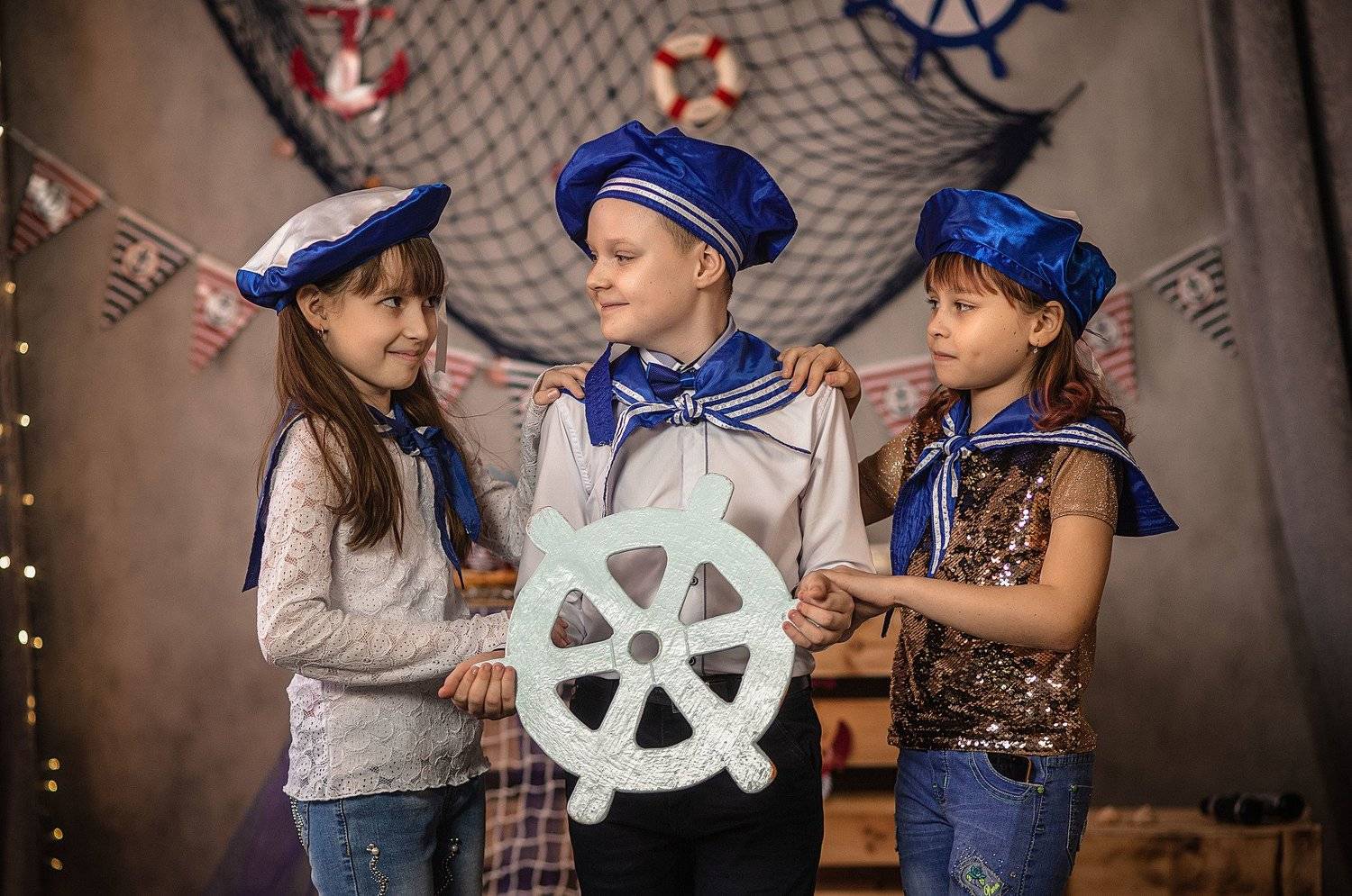 жанровый портрет, фотопроект, морская, тематическая фотосессия, дети, форма, Владимир Васильев