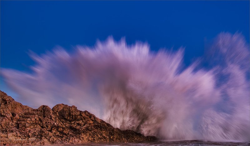 море, пейзаж, волны, вода, небо Мираж фото превью
