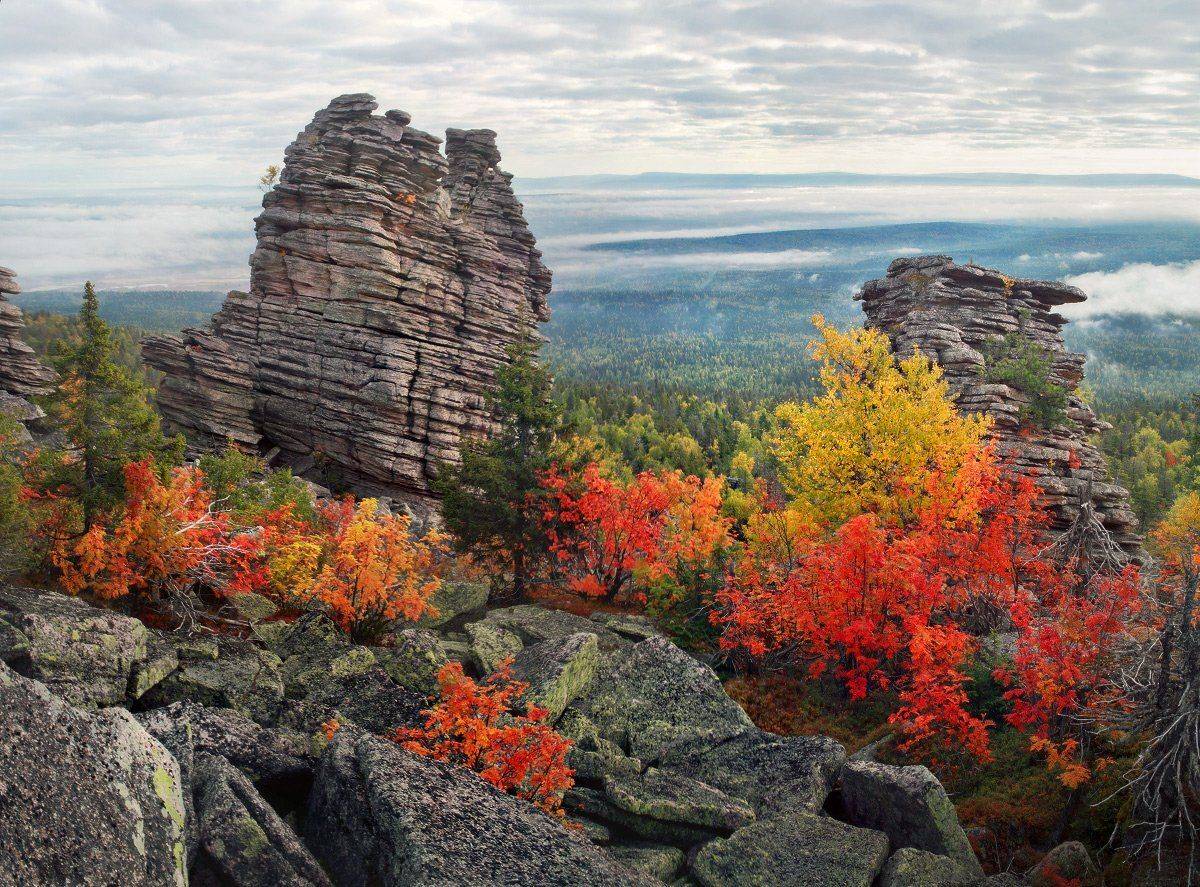 урал, осень, колчимский камень, Сергей Макурин
