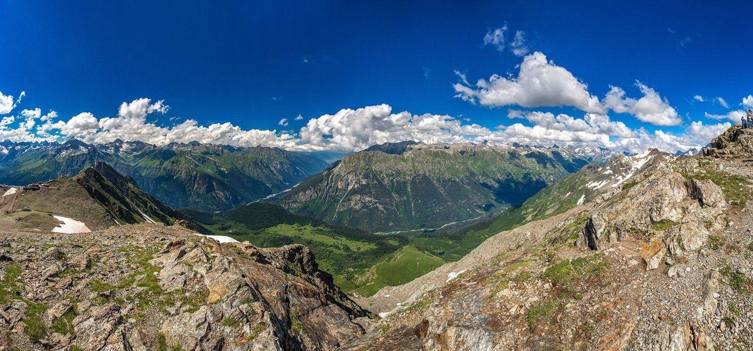 домбай, горы, пейзаж, Андрей Глуховцев