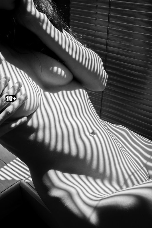 nude,model,woman,sexy,erotic,blackandwhite,bw,naked,daylight, Stripes фото превью