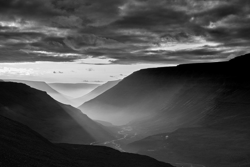 плато путорана, закат, горы, река 5. фото превью