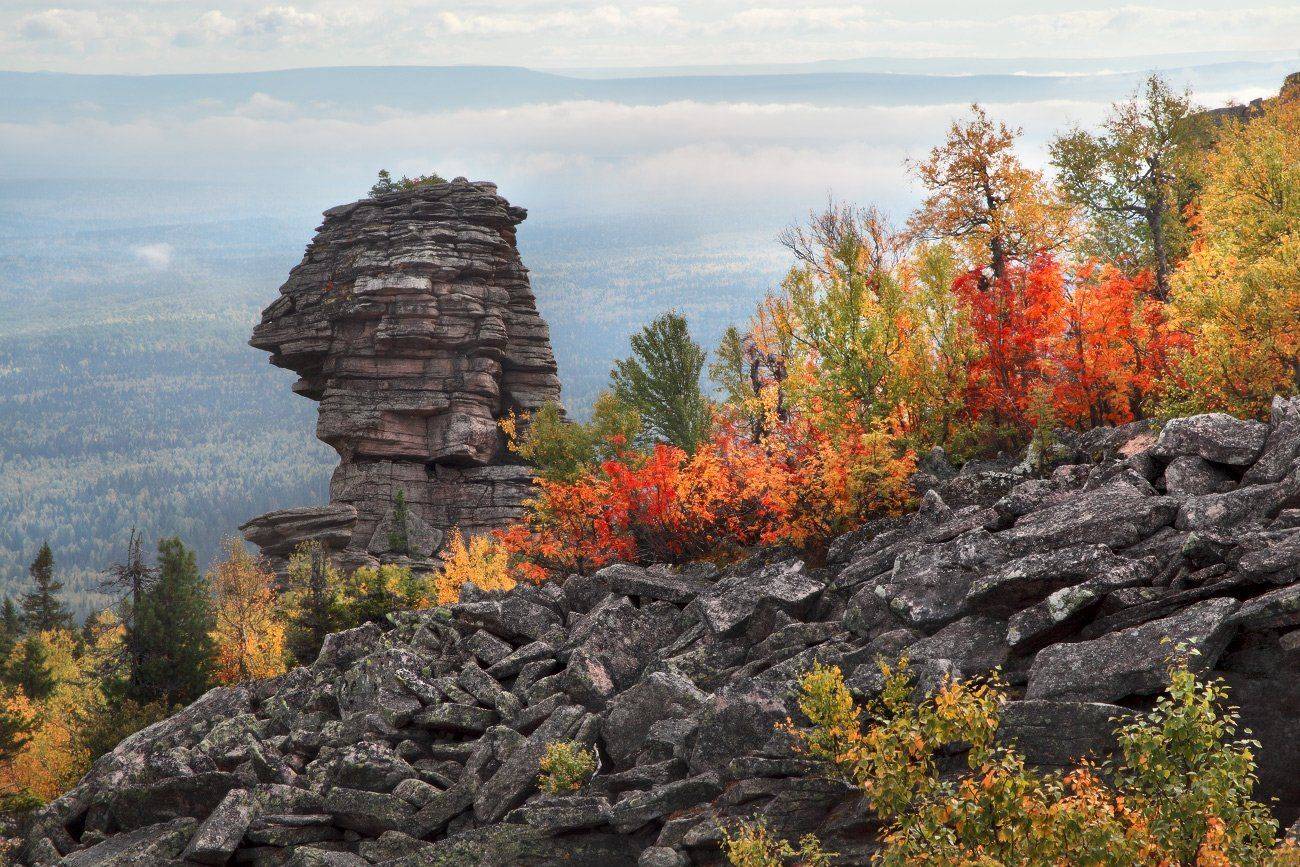 урал, осень, колчимский камень, Сергей Макурин