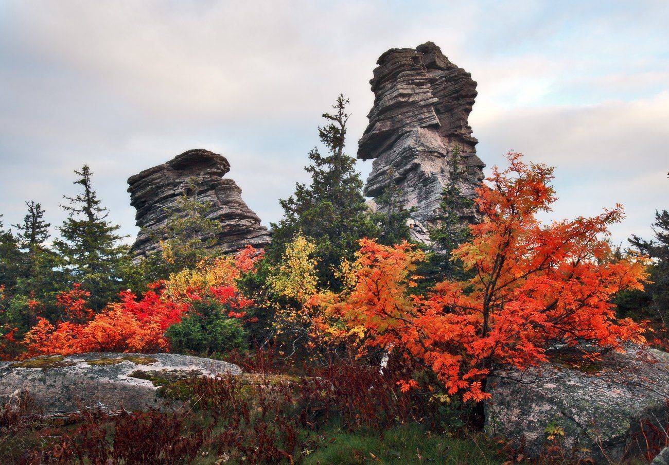 урал, осень, колчимский камень, Сергей Макурин