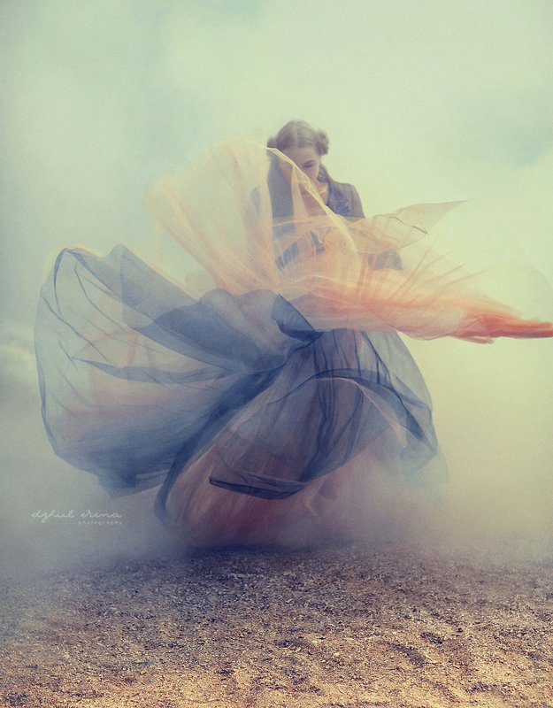 portreit people girl woman irinadzhul dzhulirina green Psamathe фото превью