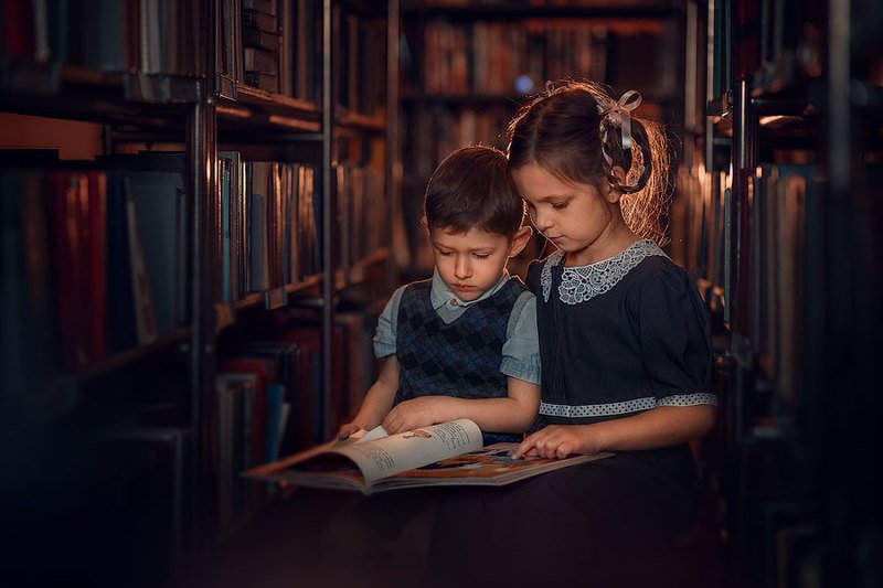 в библиотеке фото превью