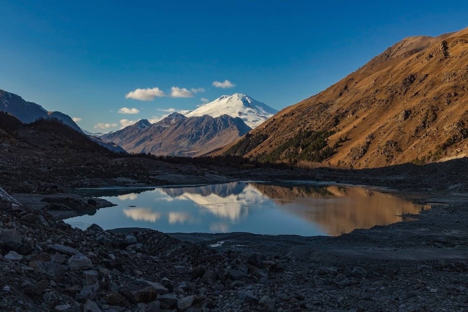 горы, эльбрус,кавказ,озеро, Бевцик Светлана