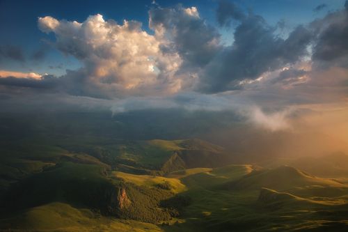 вечером на Бермамыте