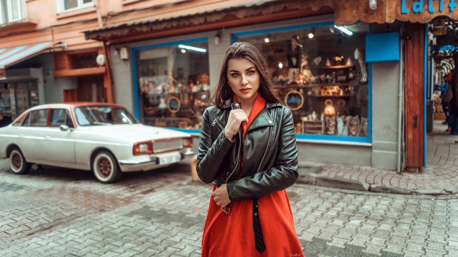 beauty, portrait, daylight, beautiful, girl, pretty, female, red, colorful, sony, istanbul, Каан Алтындал