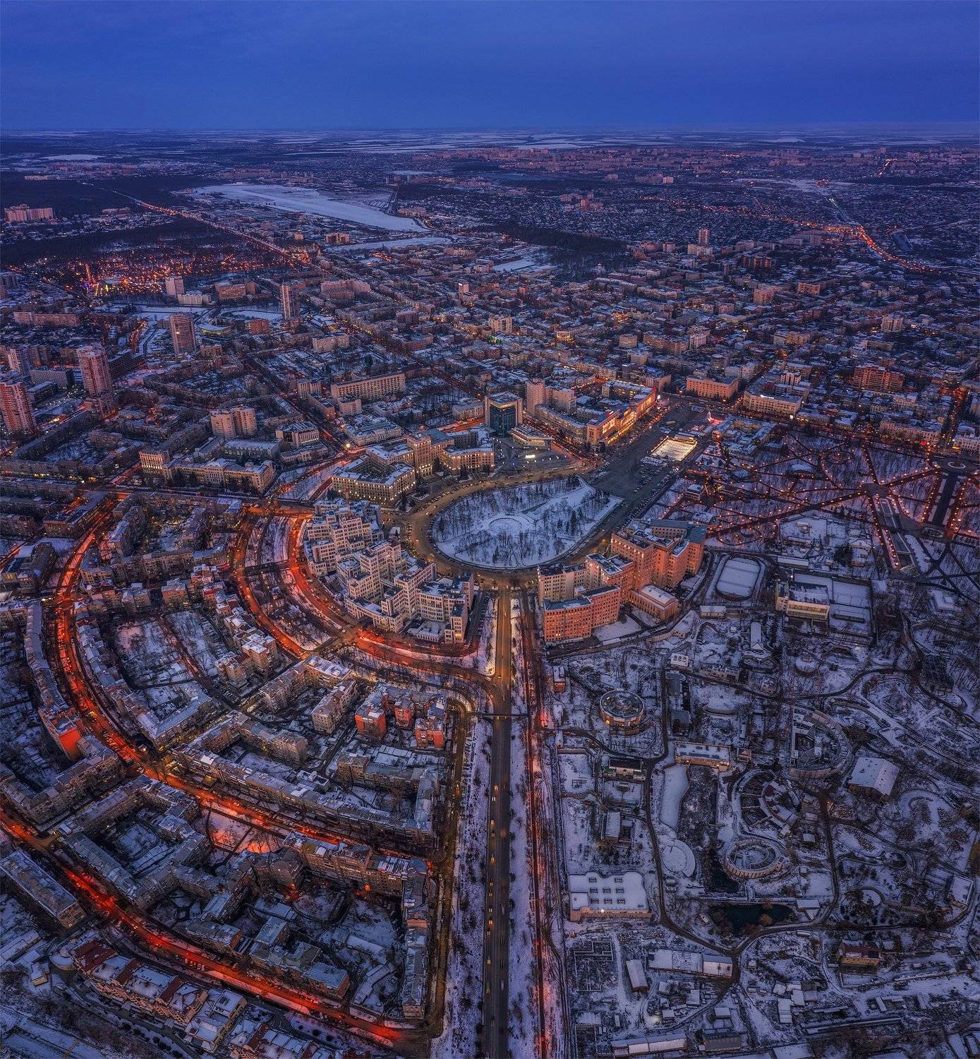 украина, харьков, зима, вечера, Юрий (Phototours.pro) Шевченко