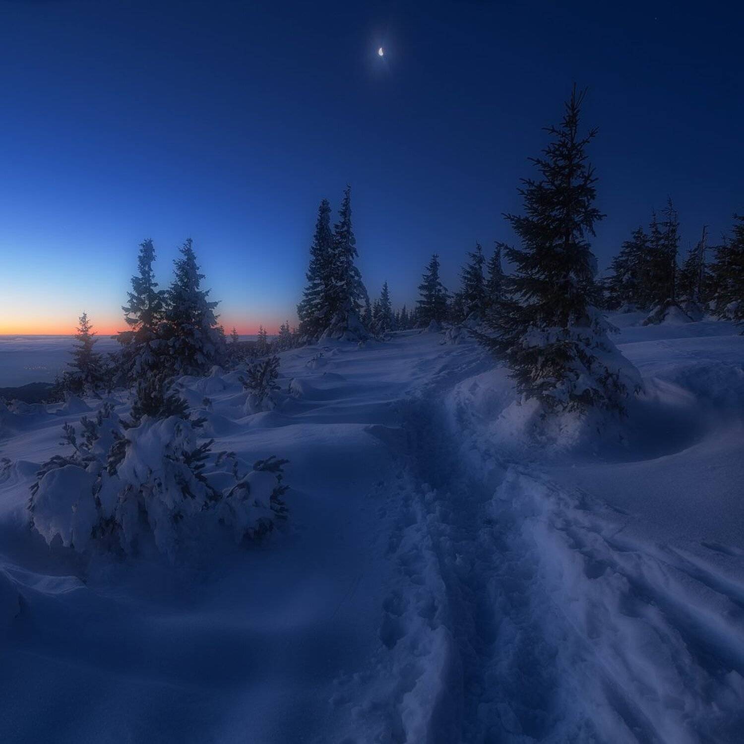winter,mountains,canon,snow,night, Iza i Darek Mitręga