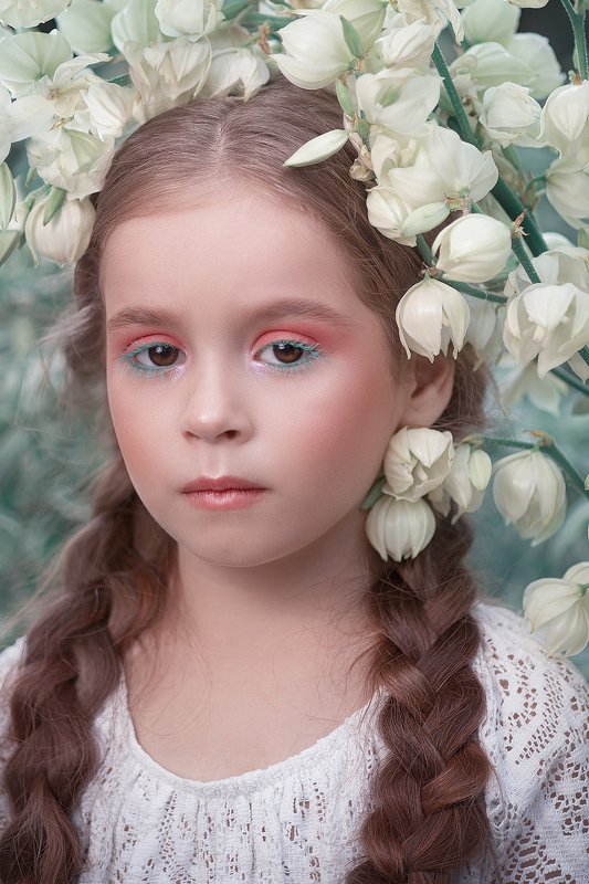 Девочка арт портрет юкка Ангелина и Юкка  фото превью