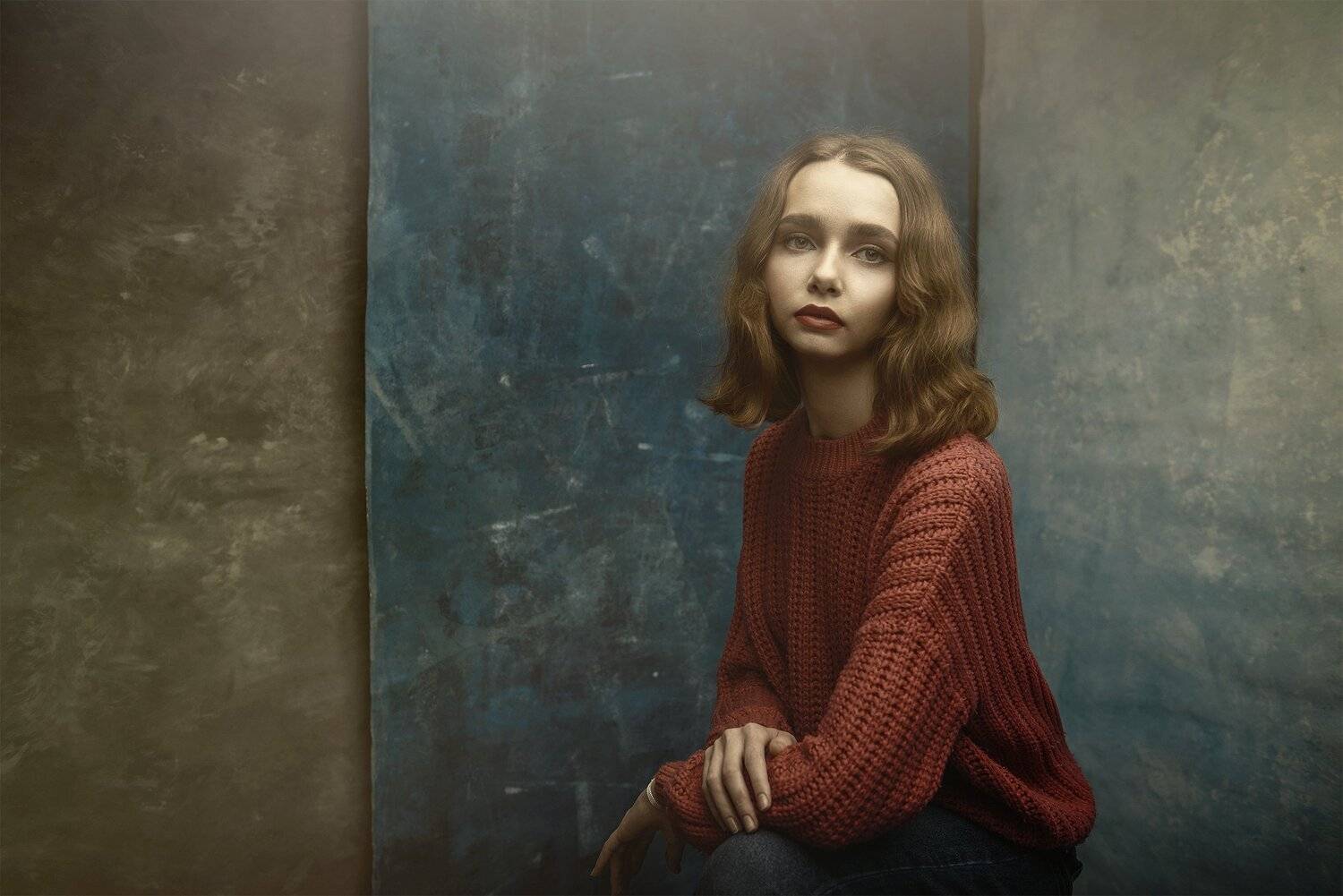 дети, девушка, портрет, студия, Чихняев Максим