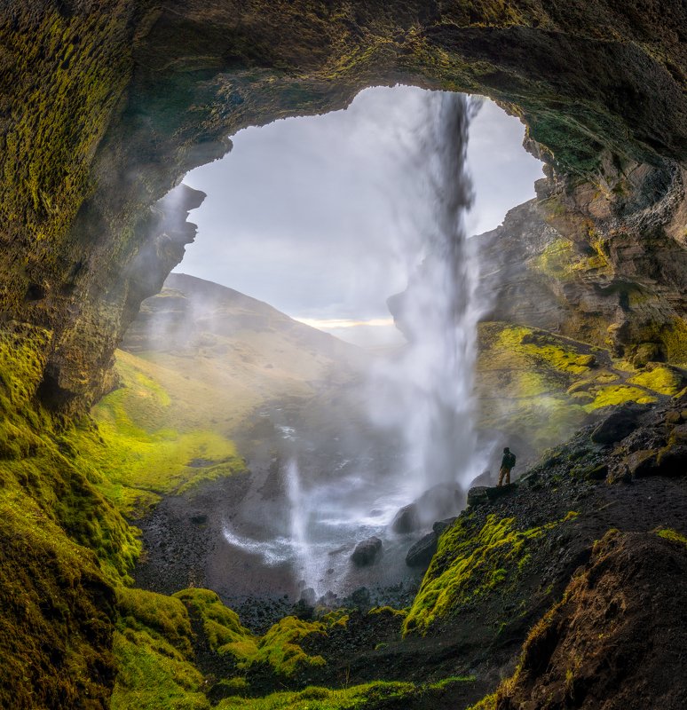 @landscape @mountains @sunset @iceland @photography @travel @waterfall Waterfall фото превью