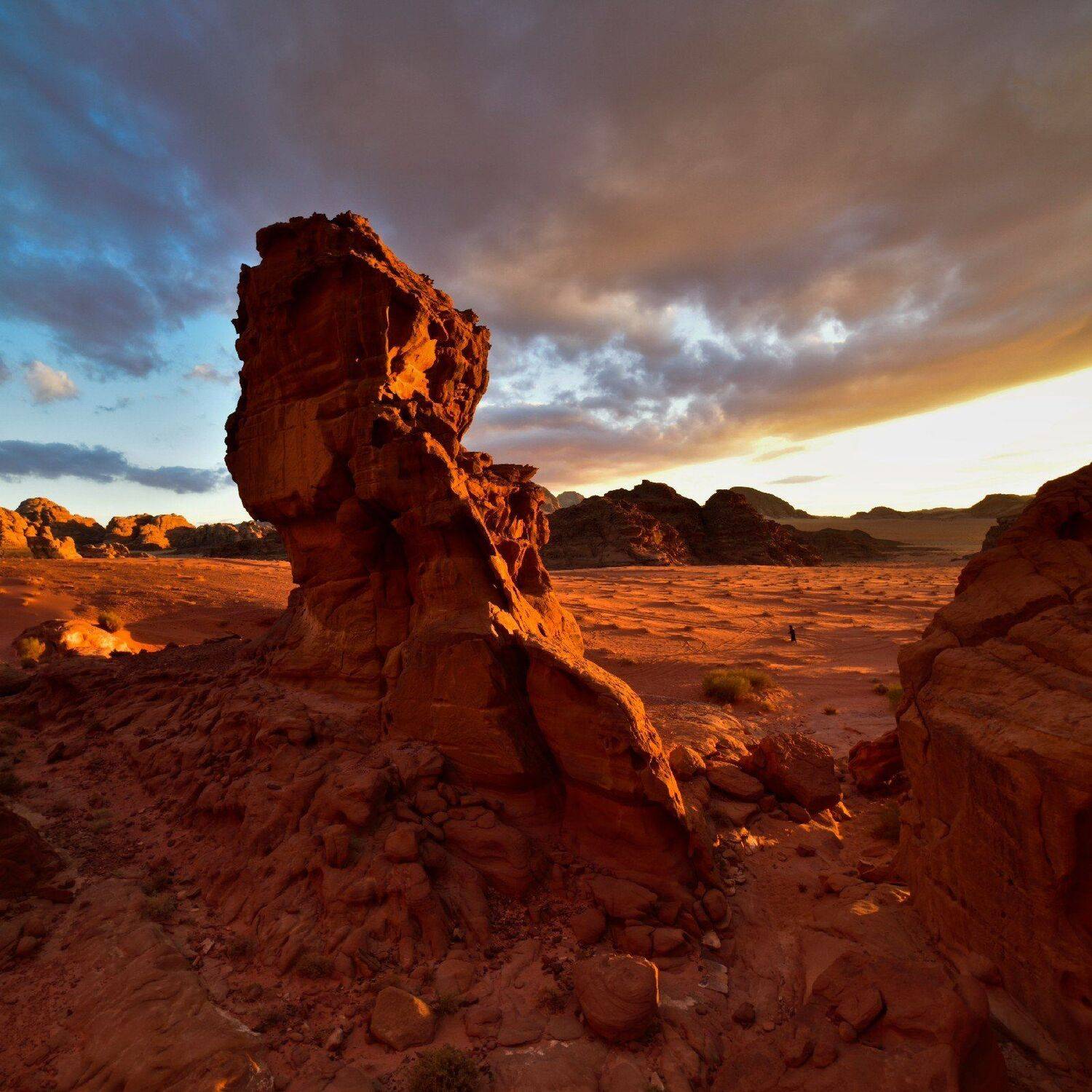 закат, пустыня, фото, вадирам, Karasev Pavel