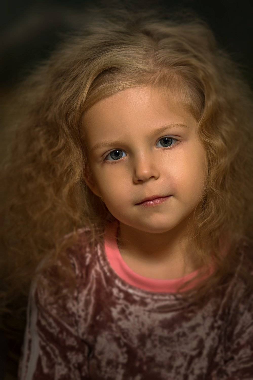 девочка, портрет, студия, Александр Игнатьев