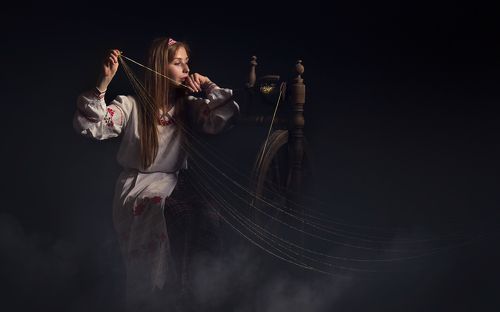 Makosh spins the threads of fate