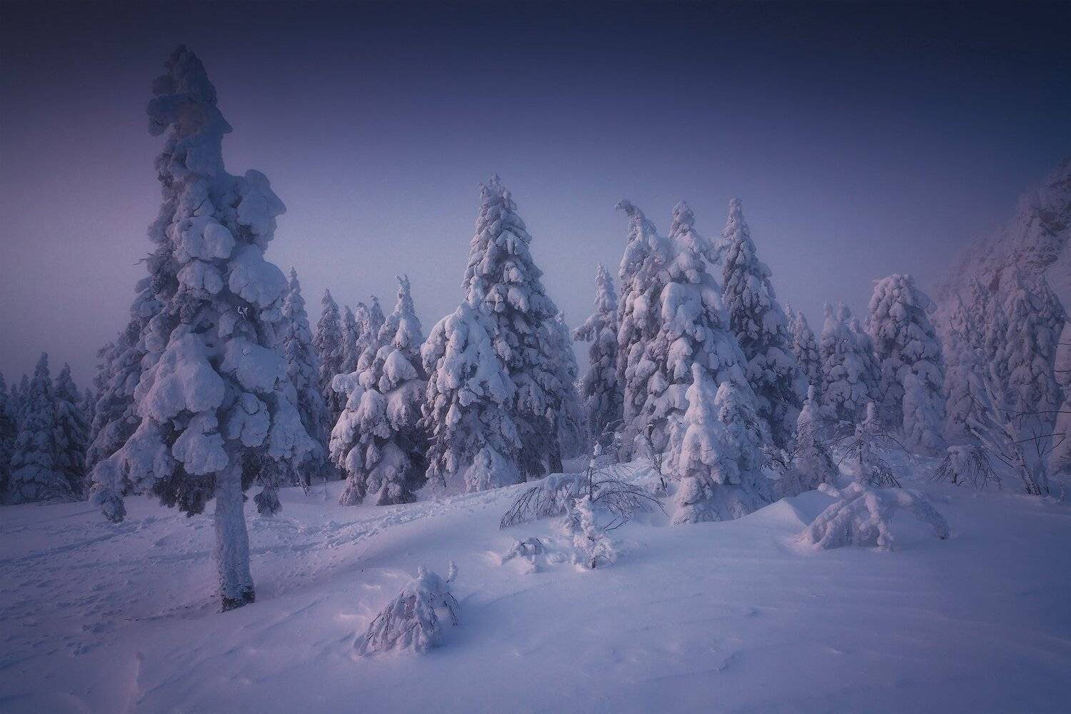 таганай, урал, горы, зима, лес, Владимир Ляпин