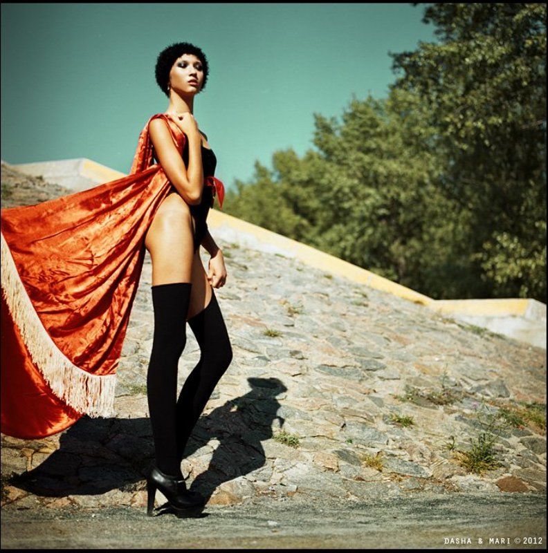 art photo, art nu, nude, erotic, dasha & mari, film, 6x6, woman, sensuality, bw, portrait, glamour, портрет, ню Spanish Art фото превью