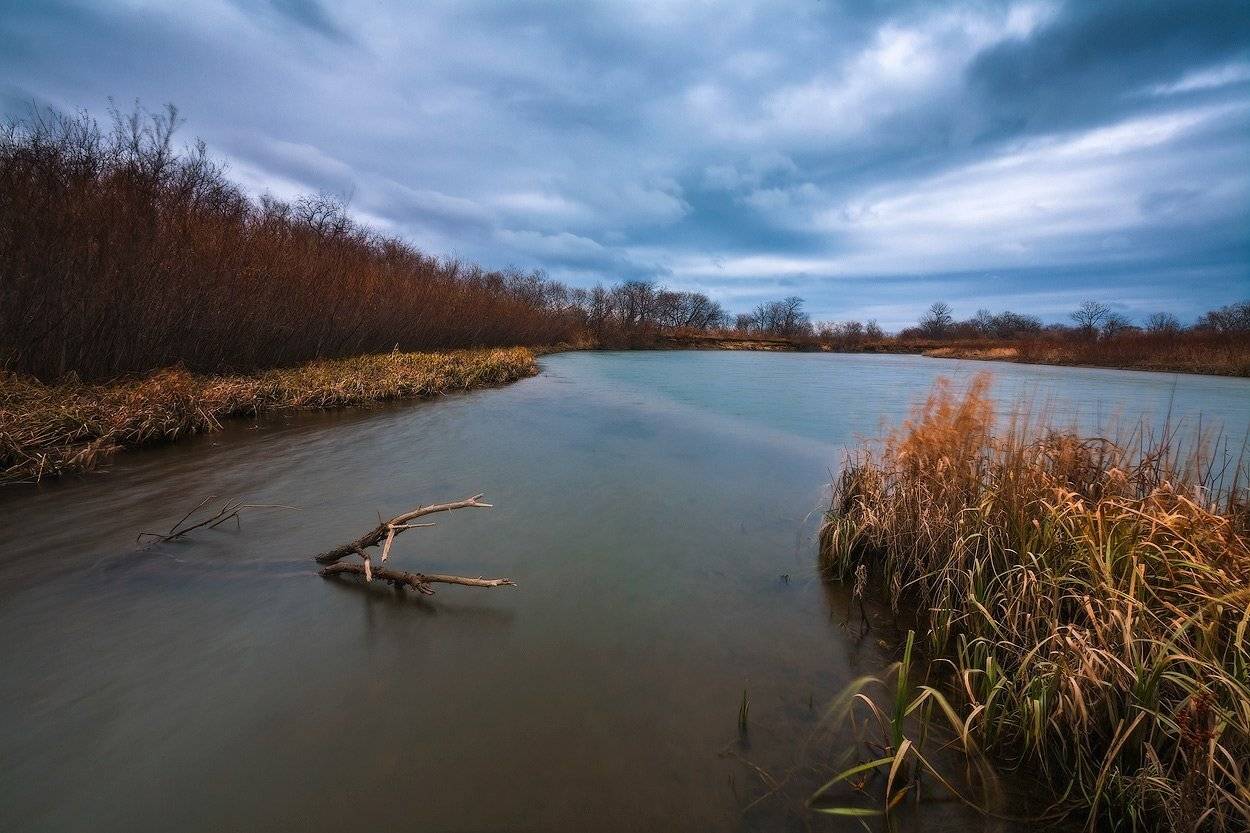 осень, река, Андрей Кровлин