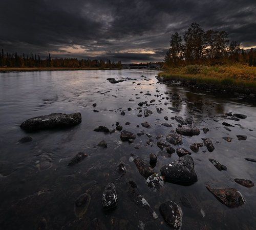 Осенний вечер на Умбе
