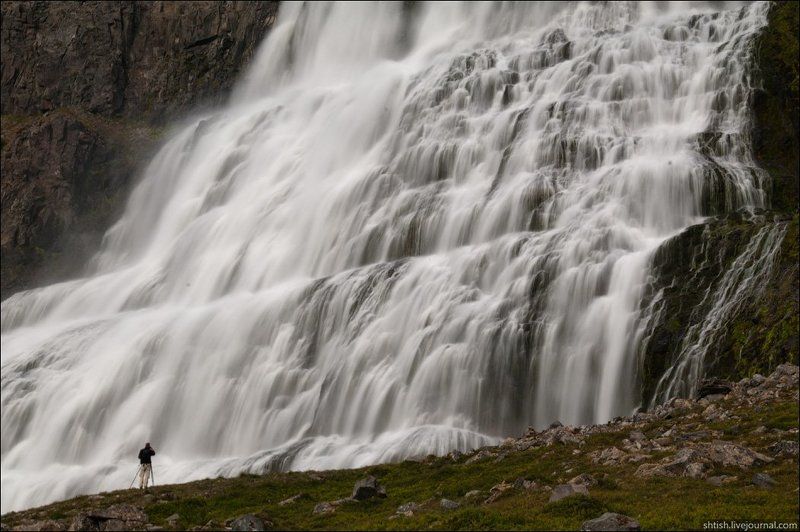 исландия Водопад Dynjandi фото превью