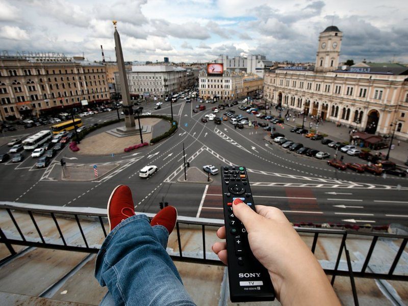 крыши, петербург, площадь восстания, небо Пауза фото превью