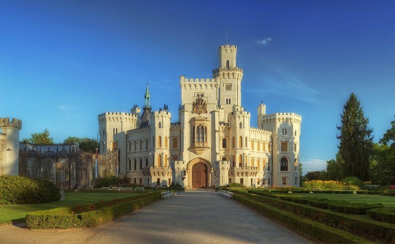архитектура, экстерьер, замок, европа, чехия Fairytale фото превью
