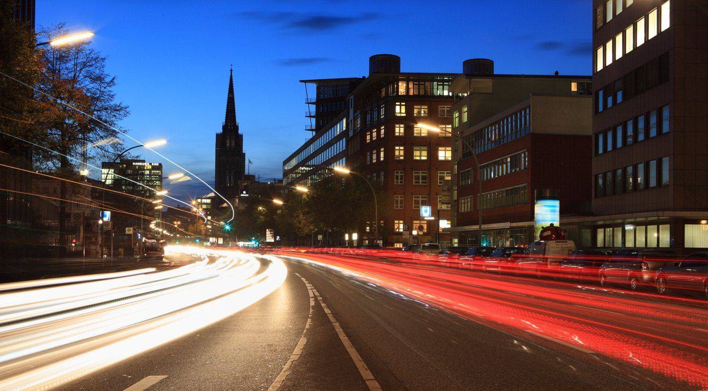 hamburg, ring 1, abendlicht, Игорь Дубровский