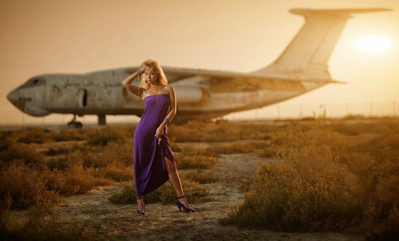desert, sand, airplane, dubai, strobist, prytz, jenja Looking for the Pilot фото превью