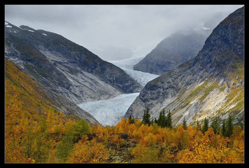 norway, nigardsbreen, норвегия, ледник, нигардсбрин, золотая осень Nigardsbreen фото превью