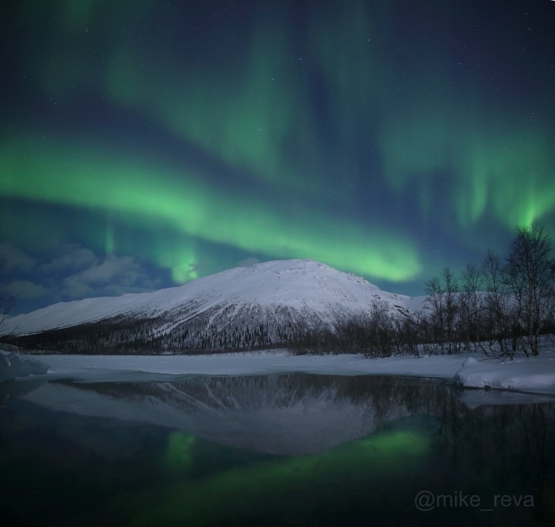 Аврора над Хибинами фото превью