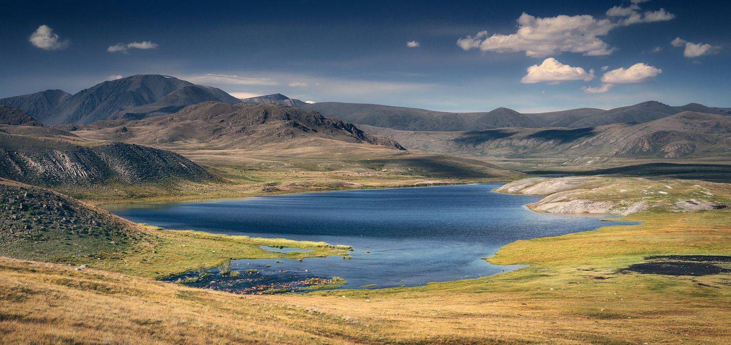 пейзаж, панорама, горы, озеро, алтай, сибирь, природа, путешествия, буйлюкем, Дмитрий Антипов