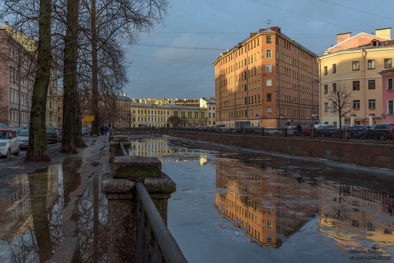 Весенний день зимнего Петербурга фото превью