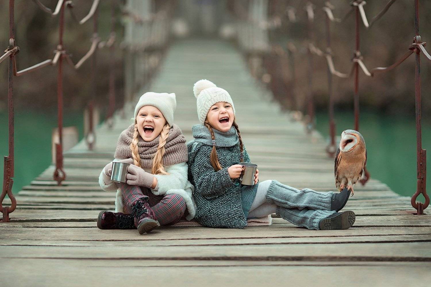 фотограф, зеркальный фотоаппарат canon mark iii, фотопрогулка, зима, детская фотосессия, детский фотограф, девочки, подружки, счастье, радость, дети на фото, сова, красота, восторг, Францева Ольга