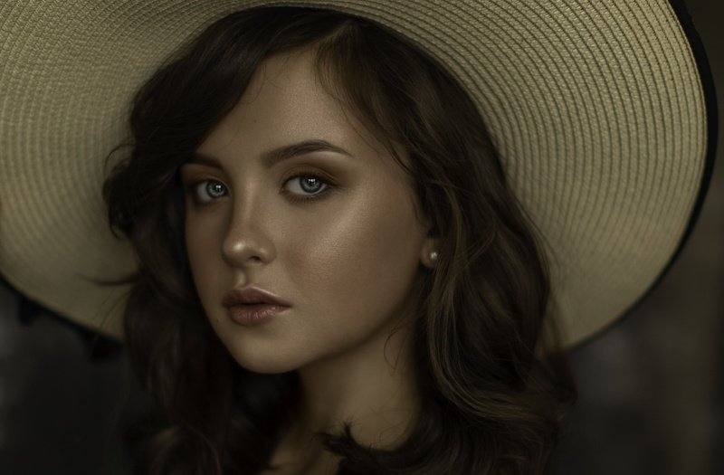 девушка, девушка, в, шляпе, соломенная, шляпа, чувственный, портрет, юная, девушка, женский, портрет, арт, портрет, студийный, портрет, портретист, анапа Ангелина Прекрасная фото превью