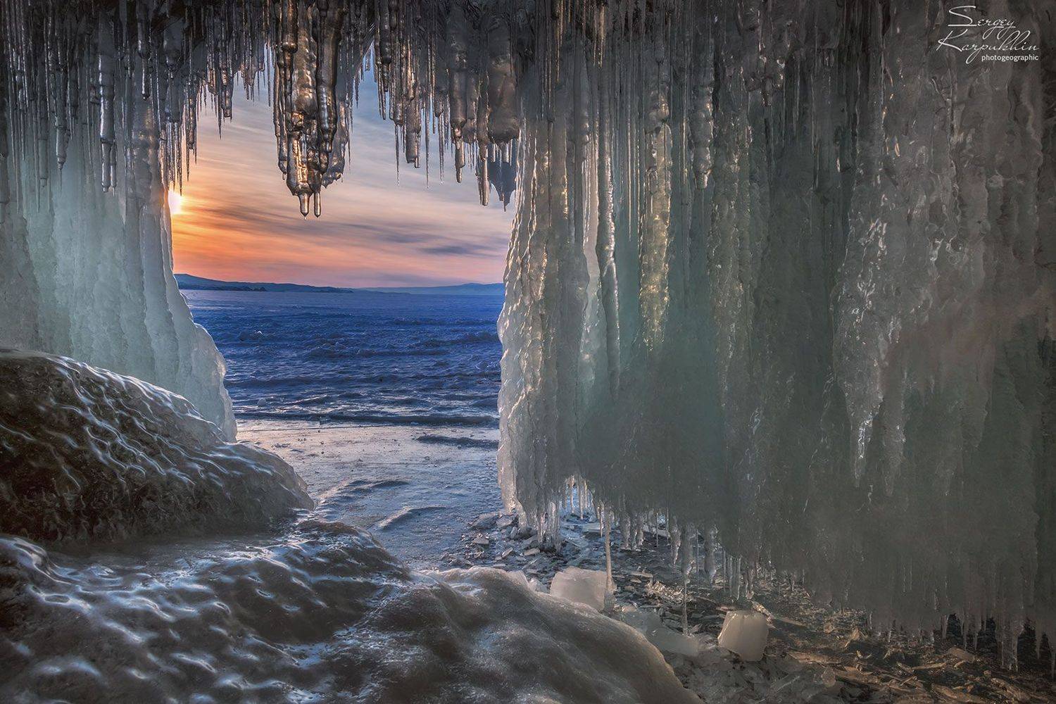 байкал, зима, Сергей Карпухин