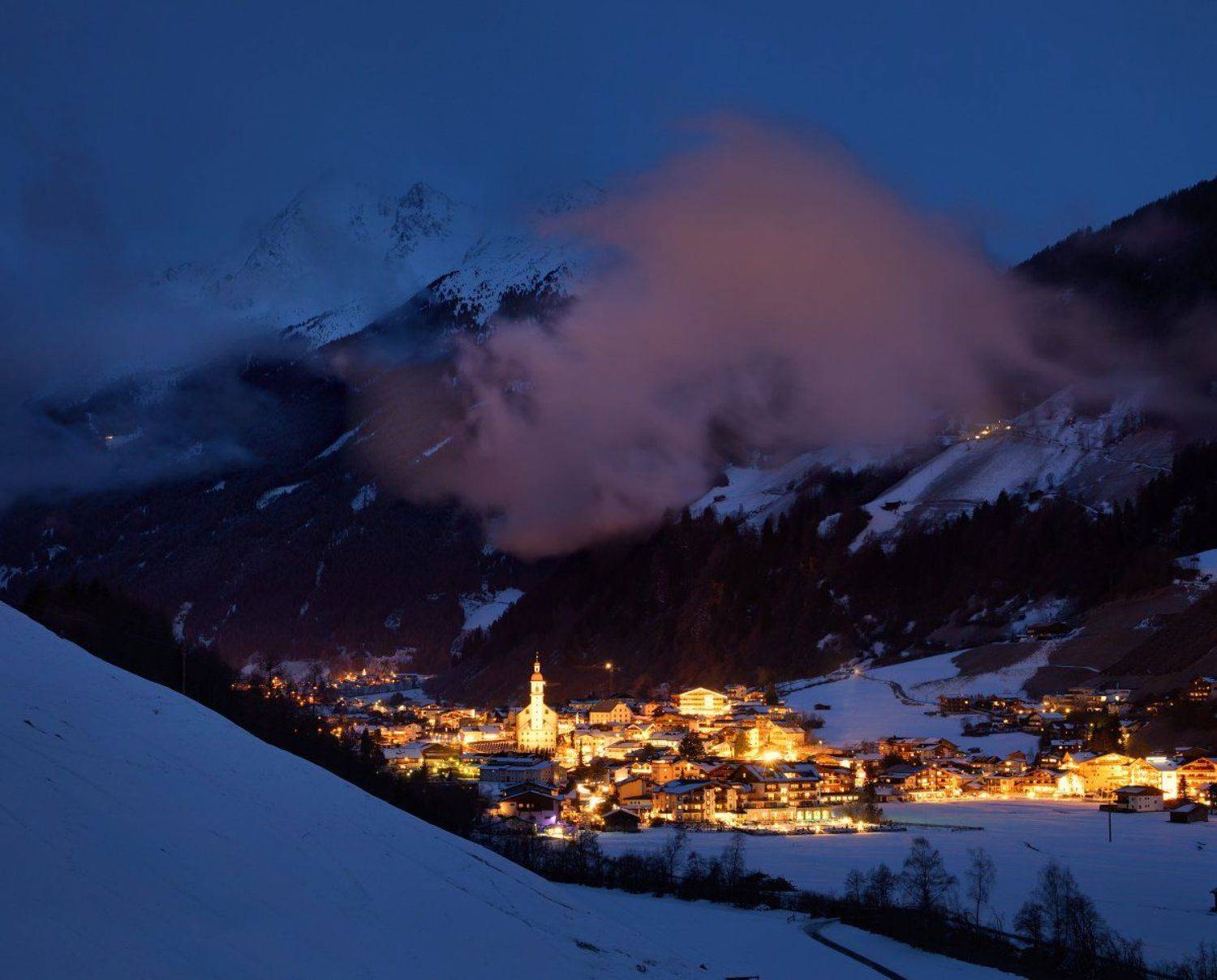 landscape, tree, panorama, fog, Petr Fiala