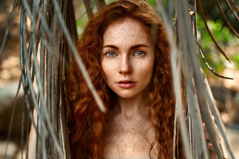 girl, readhead, ginger, red-haired Оксана фото превью